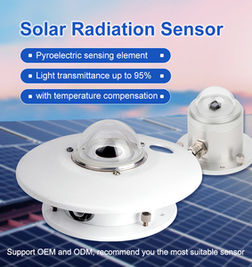 Capteur solaire FST100-2015A, plage de signal 0,3-3 µm, RS485, 4-20 mA, montage direct pour les études de météorologie et d'énergie solaire - Product Image 2