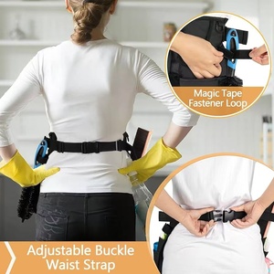 Sac <span class=keywords><strong>de</strong></span> ceinture <span class=keywords><strong>de</strong></span> nettoyage robuste pour outils, tablier <span class=keywords><strong>de</strong></span> ménage avec porte-bouteille, fabrication OEM - Product Image 4