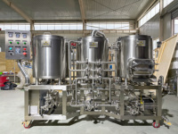 Système de brassage de bière en acier inoxydable 304 de 150 L à 3 cuves, chauffé électriquement, avec contrôle PID pour micro-brasserie et brasserie artisanale