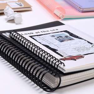 X1113売れ筋ナイロンコーティングツインワイヤー製本リングオフィス販売用シングルスチールワイヤー - Product Image 6