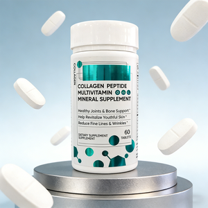 อาหารเสริมคอลลาเจนเปปไทด์สำหรับผู้หญิง OEM ช่วยชะลอวัย บำรุงผม ผิว เล็บ และสุขภาพข้อต่อ - Product Image 1
