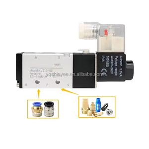Válvula Solenoide de Control Neumático 3V210 NPT1/4 G1/8 para Automatización de Procesos de Maquinaria Neumática Industrial, 5 Vías, 2 Posiciones - Product Image 6