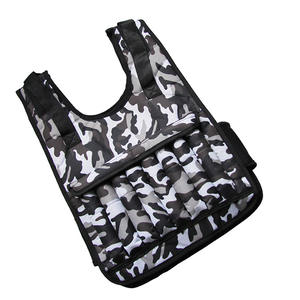 Factory Production Adjustable Iron Bar <b>Vest</b> 15kg Round Steel Plate Weightlifting Shirt Fitness <b>Running</b> Made Nylon <b>Weighted</b> <b>Vest</b> - Product Image 2