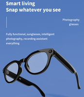 Lunettes Caméra HD 1080p Enregistrement Vidéo Assistant IA Appels Réunions Contrôle Tactile Sans Fil Chargement Magnétique