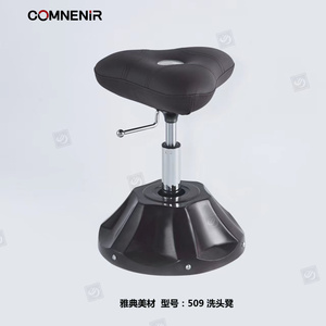 Chaise de barbier personnalisée antique noire vintage robuste meubles de coiffure bon marché pour la coupe de cheveux <span class=keywords><strong>équipement</strong></span> de salon de coiffure - Product Image 4
