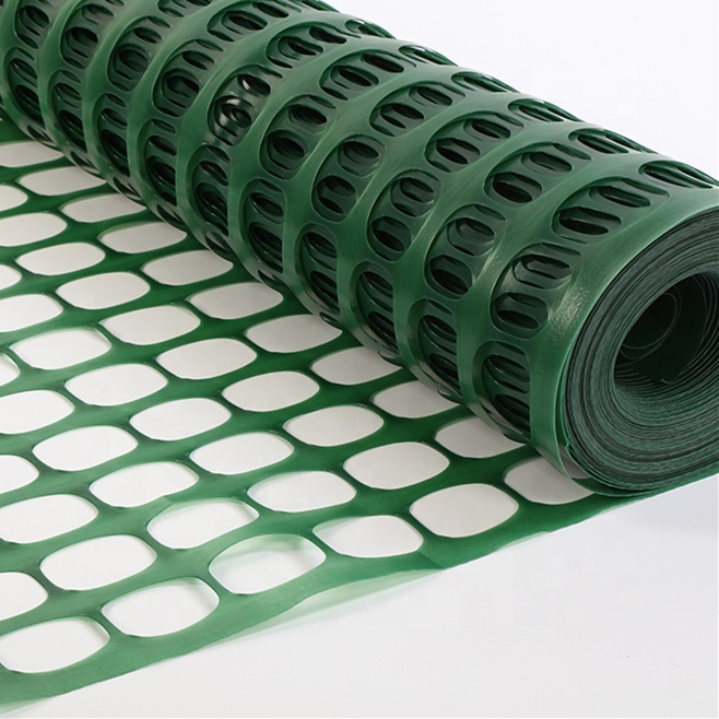 Оранжево-зеленая пластиковая защитная сетка для забора a porternwt