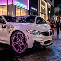 Rines Personalizados en Forma de Corazón Forjados de 18 y 19 Pulgadas con Acabado Espejo Morado para Pors-che Mini-Cooper B-M-W - Rines Premium LS Bespoke