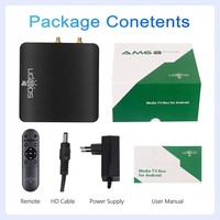 Ugoos AM6B PLUS, Receptor de TV con Procesador de Cuatro Núcleos S922X-J, 4GB/32GB, Wi-Fi de Doble Banda para Android 4K
