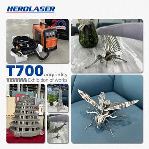 เครื่องเชื่อมเลเซอร์ไมโครแบบมือถือ 3 in 1 อัจฉริยะ AI CNC ระบายความร้อนด้วยอากาศ 700w รุ่นใหม่ DIY แรกของโลก - Product Image 6