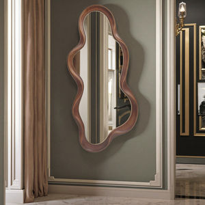 Specchi Decorativi da Parete in Stile Rustico, Specchio Decorativo Irregolare in Legno da Appendere per Ingresso, Soggiorno e Casa - Product Image 3