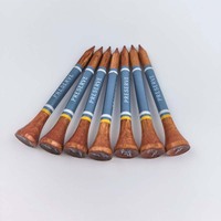 Tees de golf personnalisés en bois de bambou 54mm/70mm/83mm, bandes avec logo personnalisé, accessoires de golf