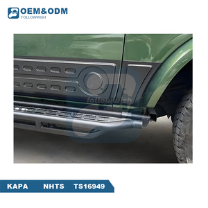Protector de Esquinas Laterales para Auto, Nuevo, de Plástico, 4 Piezas, para <span class=keywords><strong>Bronco</strong></span> <span class=keywords><strong>2021</strong></span>+ 2/4 Puertas, Accesorios Raptor, Marca Followwish - Product Image 1