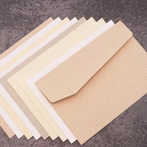 Custom Wedding Invitation Fancy Kraft Paper <b>Foil</b> Envelopes with Card - Product Image 3