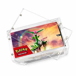 Estuche de exhibición de acrílico transparente para caja de sobres Pokémon ETB, tapa magnética, caja de almacenamiento a prueba de polvo, compatible con la caja de entrenador de élite Mega Evolution - Product Image 3