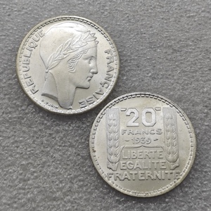 Pièces <span class=keywords><strong>de</strong></span> monnaie commémoratives <span class=keywords><strong>de</strong></span> style antique <span class=keywords><strong>de</strong></span> 20 francs <span class=keywords><strong>de</strong></span> France <span class=keywords><strong>de</strong></span> 1932, 1936, 1939, cadeaux, décoration <span class=keywords><strong>de</strong></span> la maison - Product Image 6