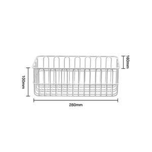 Multifunctional, high-quality, portable <b>wire</b> <b>basket</b> for storing items; factory direct sales of monitor trolley <b>baskets</b>. - Product Image 1