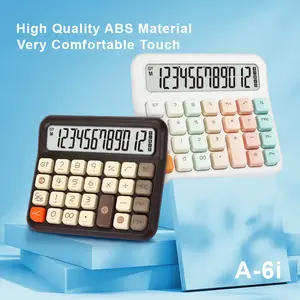 2024 Hot Sale Desktop Calculator 12 Digits PC Key Cute High Quality Office Electronics OEM Multifunction Business Calculator