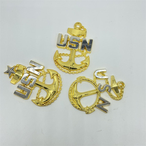 Nessuna tassa di stampo su misura in oro e argento 3D usa. N. Moneta da sfida della marina - Product Image 3
