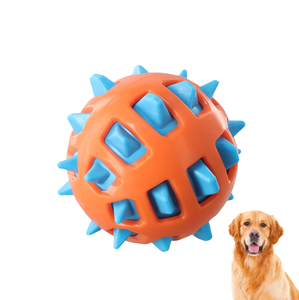 New Product Durable Rubber Barbed <b>Football</b> Shape Chew Toy for <b>Dogs</b> Indestructible and Tear-Resistant Training <b>Dog</b> Toy - Product Image 2