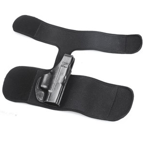 Geweerbloem Nylon Enkel Met Lederen Owb <span class=keywords><strong>Holster</strong></span> Combo Verborgen Dragen Duim Release Lederen <span class=keywords><strong>Holster</strong></span> - Product Image 3