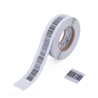 Étiquettes souples radiofréquences RF 40x40 mm (8,2 MHz) antivol pour supermarchés, cosmétiques, autocollants de sécurité EAS CN