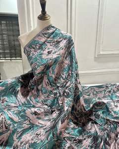Tissu en dentelle brodée française de haute qualité 3919, tissu en dentelle <span class=keywords><strong>jacquard</strong></span> africain damassé doré 2024 pour robe de soirée femme - Product Image 3