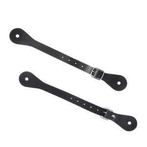 Set di 2 cinghie per stivali nere Premium spalline per esterni per equitazione e accessori - Product Image 6