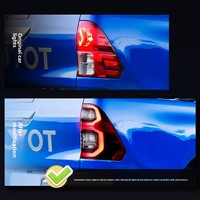 Feux arrière LED complets en gros avec design de lumière d'ambiance et de bienvenue pour Toyota Hilux 2015-2020
