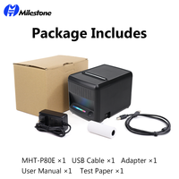 Impresora Térmica de Recibos OEM de 80mm y 203DPI, Venta al Por Mayor de Fábrica, Control por Web ESC POS SDK, USB, LAN, RJ11, Sistema POS para Desarrolladores, en Stock