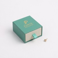 Boîte à bijoux de luxe en papier, emballage cadeau personnalisé, avec logo, à tiroir rigide et ruban, faible MOQ, vente chaude, prix d'usine