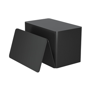 Tarjetas de Visita NFC GSC UV Regrabables 215, 504 Bytes de Memoria, Etiquetas NFC de PVC Negras Programables para Impresora Térmica - Product Image 1