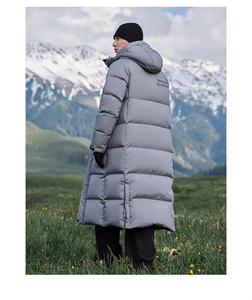 <span class=keywords><strong>Manteau</strong></span> d'hiver pour homme, long, style décontracté, coupe-vent, doudoune pour homme, doudoune en duvet d'oie, veste matelassée pour homme, veste coupe-vent - Product Image 6
