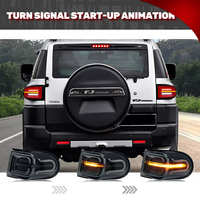 Ensemble de feux arrière LED RGB JC pour Toyota FJ Cruiser 2007-2017, animation de démarrage, signal séquentiel
