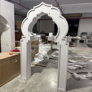 ฉากหลังงานแต่งงานสไตล์อินเดียอาหรับ ดีไซน์ใหม่จาก LEDA ตกแต่งเวทีด้วยอะคริลิค พร้อมซุ้มแต่งงานสำหรับงานอีเว้นท์ - Product Image 1