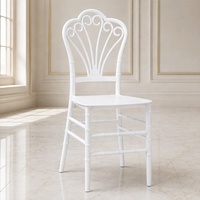 Chaise de banquet en plastique pour hôtel, idéale pour les mariages, les fêtes et la décoration événementielle – Chaise de salle à manger empilable pour la location, la restauration et les fournitures de cérémonie