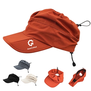 Foldable UV Protection Quick Dry Lightweight Baseball Cap Packable Sun <b>Hat</b> with Adjustable Drawstring <b>for</b> Outdoor Travel Hiking - Product Image 1