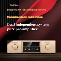 Préamplificateur MUSMYS-MK9200 certifié CE, qualité audiophile, amplificateur double canal entièrement équilibré
