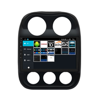 Wifi sistema Multimedia del coche BT reproductor de vídeo para Jeep Compass 2010-2016 2 Din Android 10,0 Car Radio
