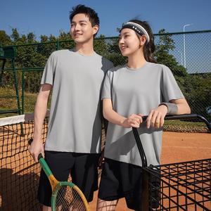 Customized Brand Logo Blank Solid Color Cotton T-shirt Pure Cotton Black Sport Gym Barber Men T-shirts - Product Image 1