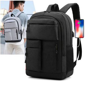 Sac à dos d'affaires multifonctionnel imperméable personnalisé, sac à dos intelligent antivol avec chargeur USB, sac à dos pour ordinateur portable avec chargeur USB - Product Image 2