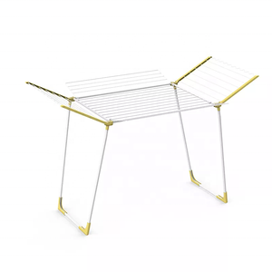 Porte-vêtements pliable intérieur/extérieur en métal de bonne qualité pour famille nombreuse et salle de bain - Product Image 2