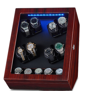 <span class=keywords><strong>Remontoir</strong></span> de <span class=keywords><strong>montre</strong></span> <span class=keywords><strong>automatique</strong></span>, boîte <span class=keywords><strong>remontoir</strong></span> de <span class=keywords><strong>montre</strong></span>, éclairage LED intégré, peinture pour Piano en coque en bois et moteur Mabuchi très <span class=keywords><strong>silencieux</strong></span> - Product Image 5