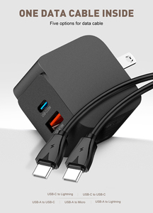 <span class=keywords><strong>Chargeur</strong></span> mural LDNIO Q1 EU US UK Plug USB Type C PD 20W QC3.0, charge rapide, adaptateur de <span class=keywords><strong>chargeur</strong></span> de téléphone, chargeurs de téléphone portable - Product Image 2