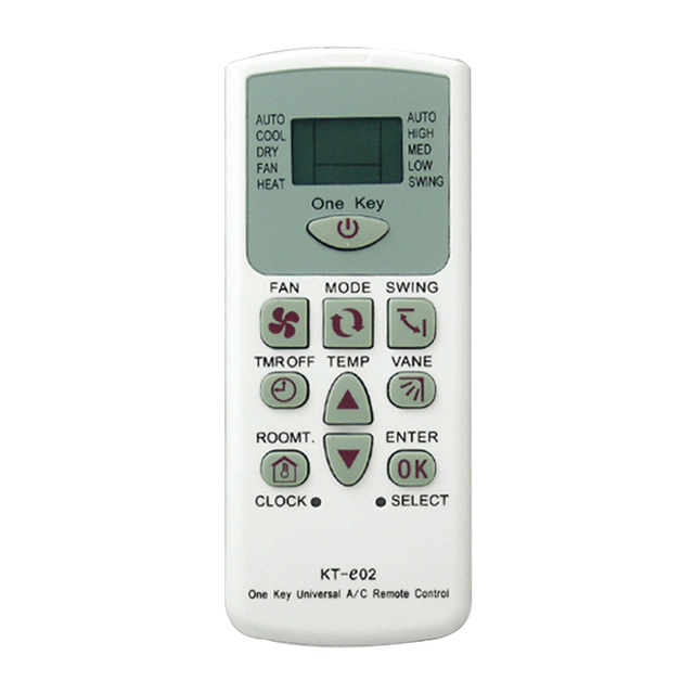KT-e02 Mini air Conditioner Universal Remote Control for All Brand