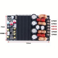 Carte d'amplificateur numérique HIFI haute puissance TPA3255 300W*2 haute température, stéréo 2.0, module double canal, kits de modules électroniques