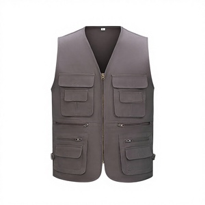 سترة عمل رجالية متعددة الجيوب من القطن 100٪، متينة وقابلة للتنفس - Product Image 6