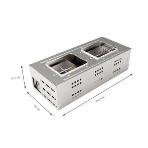 Hộp bẫy chuột bằng kim loại, nắp trong suốt, bẫy chuột bằng kim loại, lồng bắt chuột, lồng bẫy nhân đạo - Product Image 4