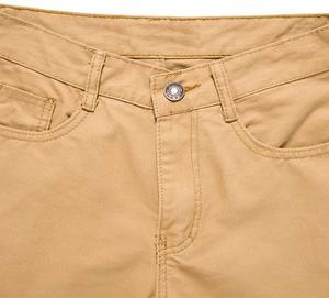 Pantalon court tissé à cinq/cinq poches pour hommes 100% coton du Bangladesh à des prix compétitifs Design de boutons respirants et confortables - Product Image 3