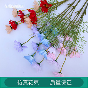 Flores Artificiales de Margarita Hua Ding de 10cm-30cm, Decoraciones de Boda Realistas de Seda - Product Image 3