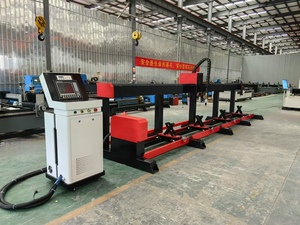 Mesin pemotong <span class=keywords><strong>Plasma</strong></span> <span class=keywords><strong>CNC</strong></span> 220v harga promosi pabrik Motor komponen inti 320mm untuk pemotong pipa tabung baja tahan karat logam - Product Image 6